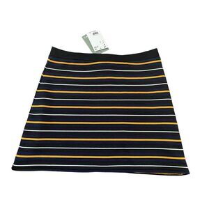 Nwt H&M Striped Mini Skirt Preppy Size Small Summer Coastal Beach